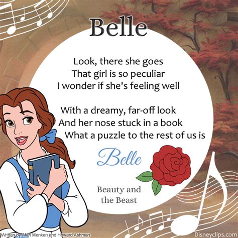 belle disney song.